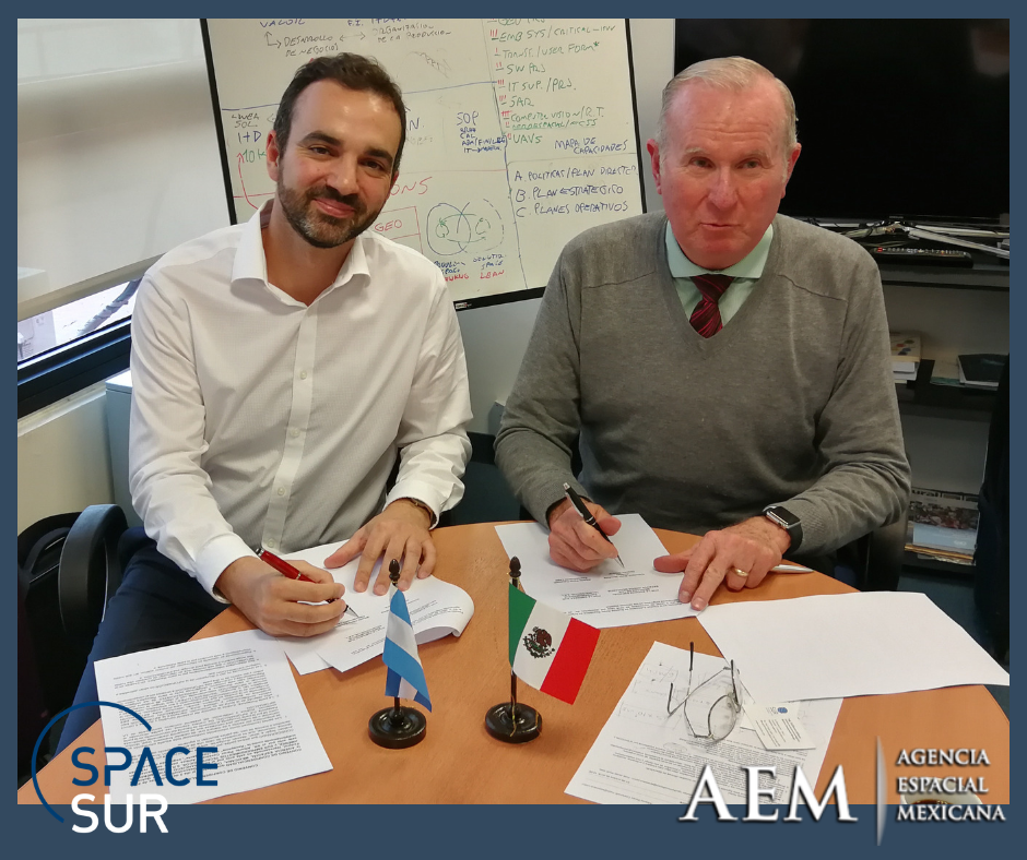 AEM y SpaceSUR firman Memorando de Entendimiento